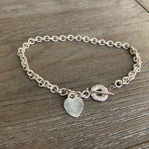 Tiffany & Co. Toggle Necklace with heart
